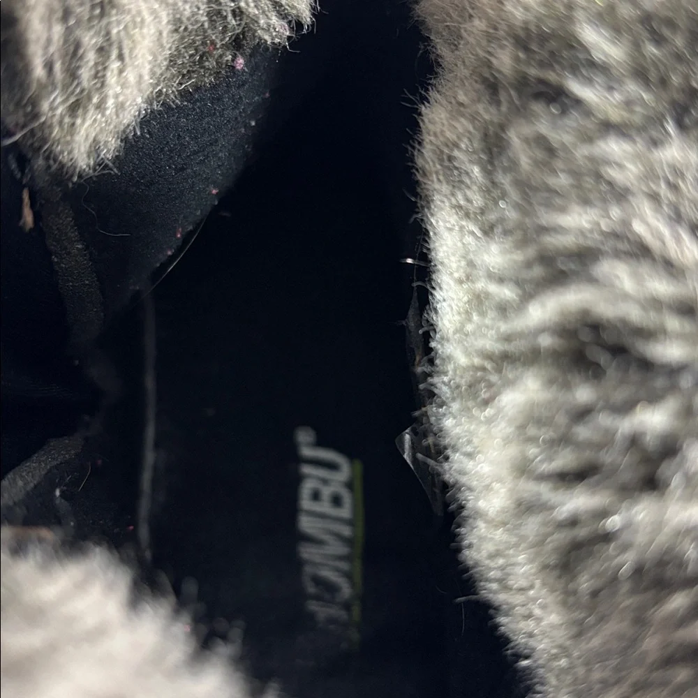 Leather Suede Winter Boots Ankle Faux Fur Accent **